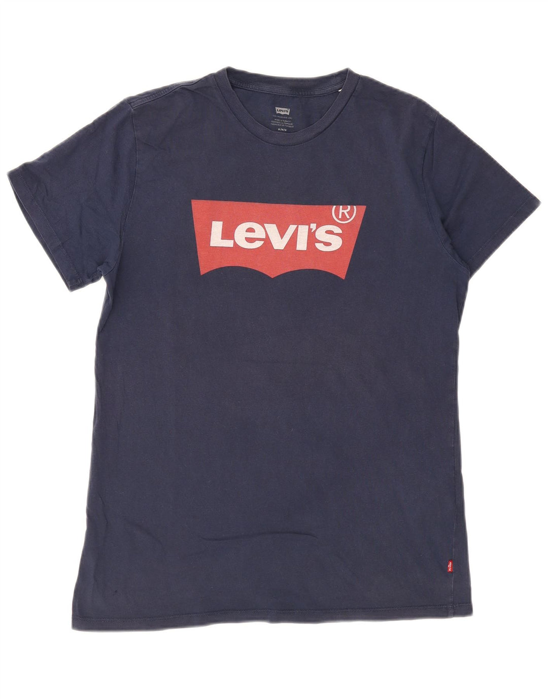 T-shirt grafica da uomo Levi's Top in cotone blu navy medio