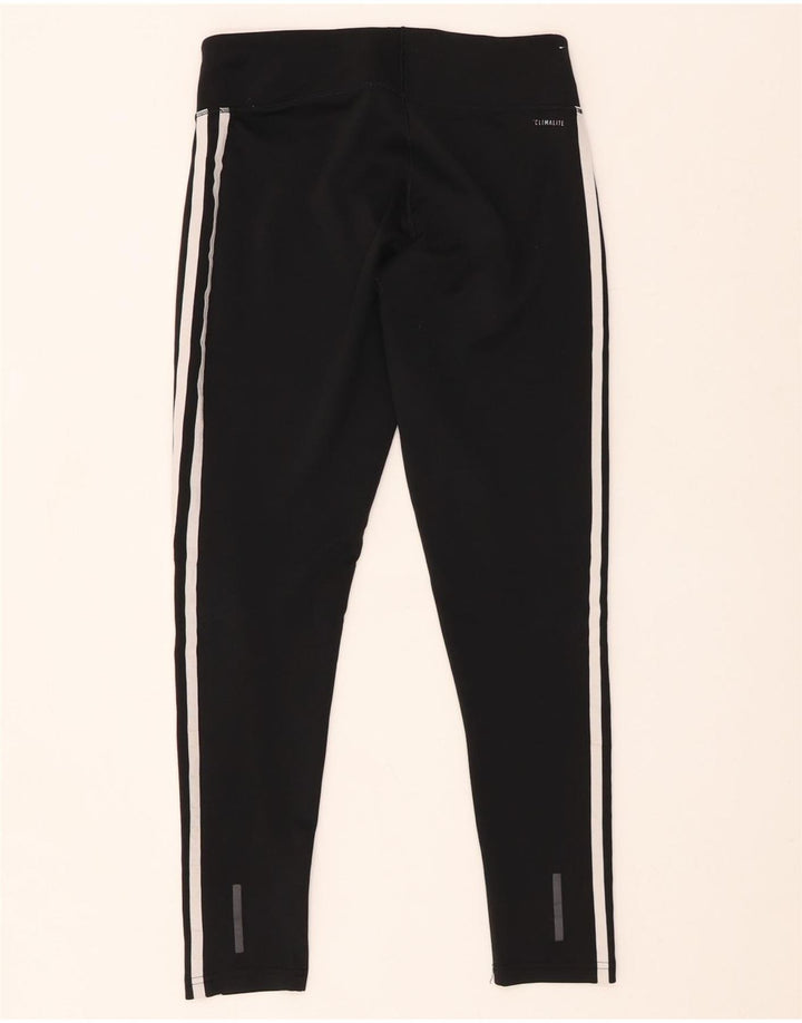 ADIDAS Womens Climalite Leggings UK 8/10 Small  Black Polyester
