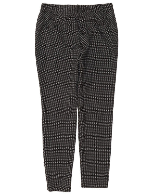 Zara Pantalón chino ajustado para mujer EU 34 2XS W24 L27 Poliéster con manchas negras