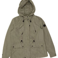 KHUJO Damen-Utility-Jacke mit Kapuze, UK 14, Mittelgrün, Polyester
