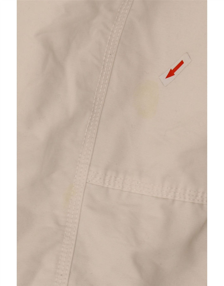 Camp David Mens Graphic Bomber Jacket UK 46 3XL White Cotton