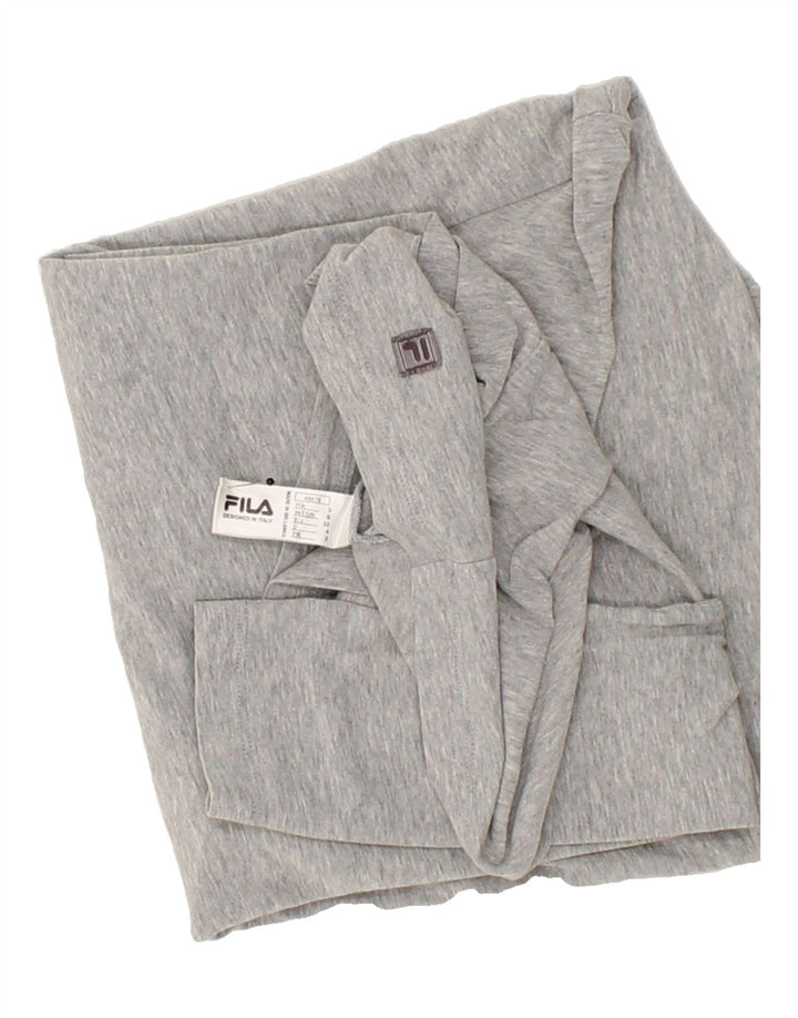 FILA Mens T-Shirt Top Small Grey Flecked Cotton Vintage Fila and Second-Hand Fila from Messina Hembry 