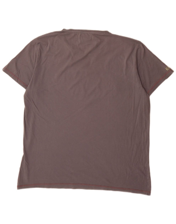 Marlboro Classics Camiseta gráfica para hombre Top 2XL Algodón gris