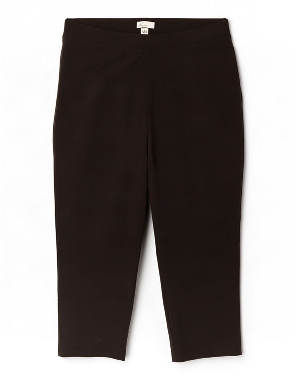 Marks & Spencer Womens Autograph Cropped Trousers UK 16 Large W38 L25 Black