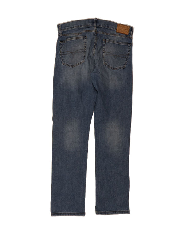 POLO RALPH LAUREN Mens Straight Jeans W32 L32 Blue Cotton