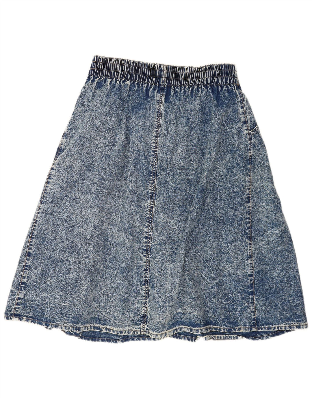 Vintage denimnederdel til kvinder W32 Large Blue