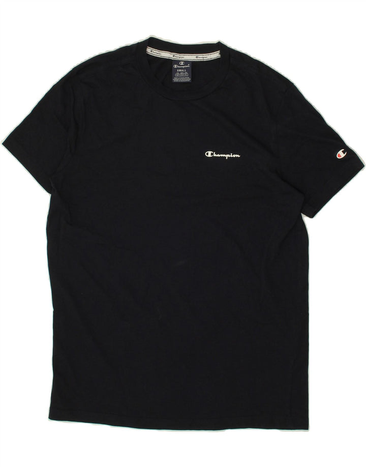 CHAMPION Mens T-Shirt Top Small Navy Blue Vintage Champion and Second-Hand Champion from Messina Hembry 