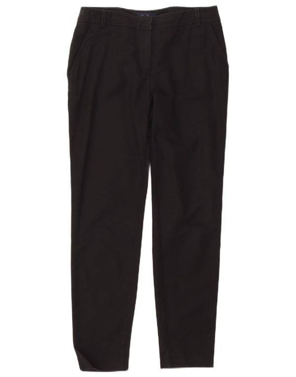 Luisa Spagnoli Dame Slim Chino Bukser IT 42 Medium W30 L29 Sort Bomuld