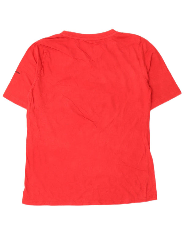 Tricou grafic pentru bărbați Columbia Top, bumbac roșu mediu