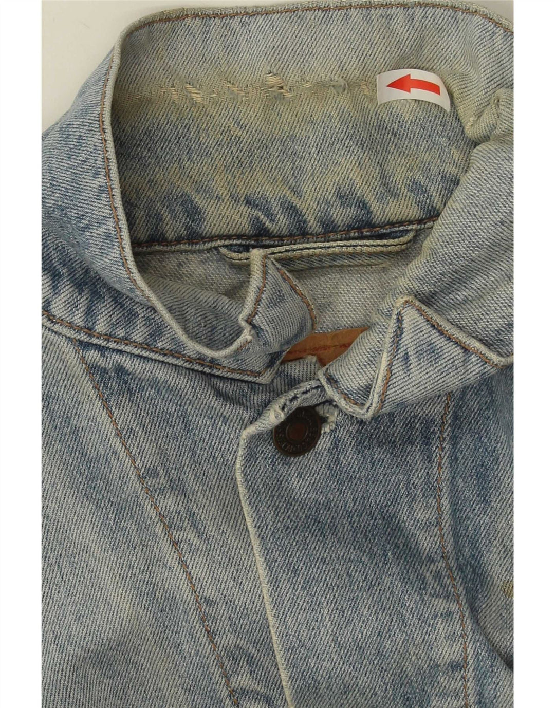 Levi's Mens Denim Jacket UK 38 Medium Blue Cotton
