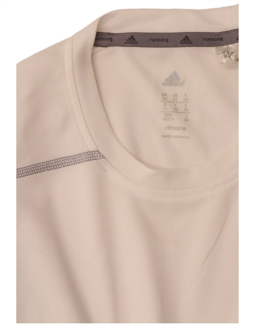 Adidas Mens Climalite T-Shirt Top XS White Polyester