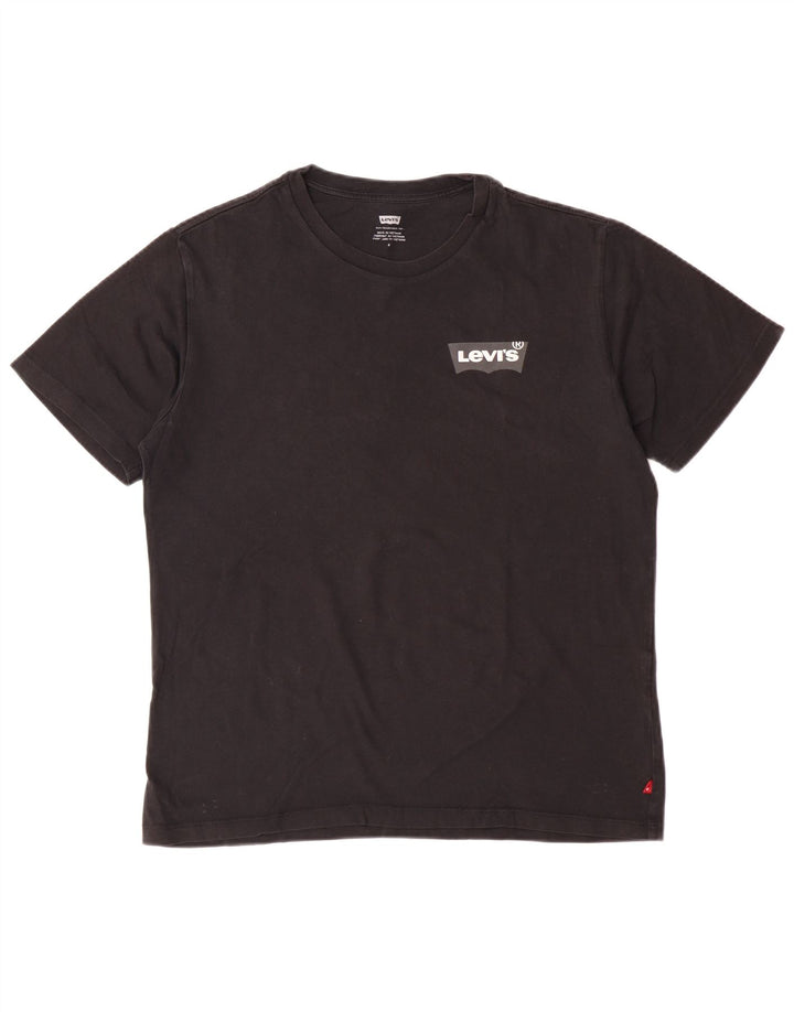 Levi's Mens T-Shirt Top Medium Black