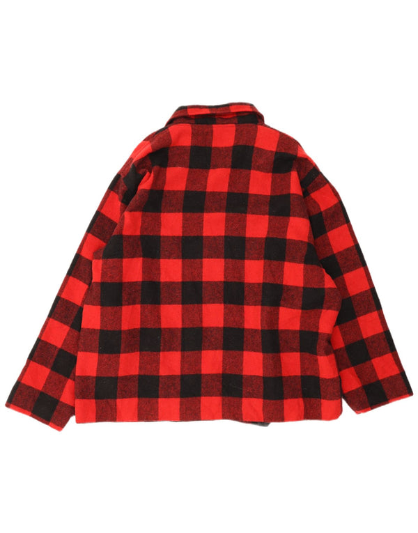 Movie Chaqueta tipo chaqueta para hombre UK 40 Large Red Gingham