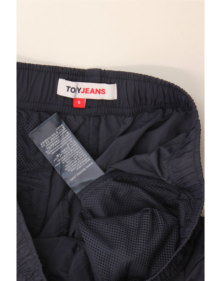 Tommy Hilfiger Mens Graphic Swimming Shorts Small  Navy Blue Polyamide