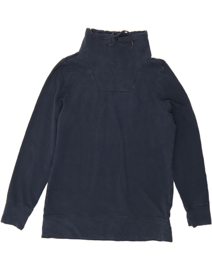L.L.BEAN Womens Sweatshirt Jumper UK 14 Medium Navy Blue Cotton Vintage L.L.Bean and Second-Hand L.L.Bean from Messina Hembry 