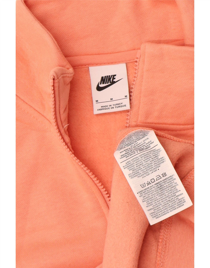 Nike Sweatshirt med lynlås til mænd Medium Orange Bomuld