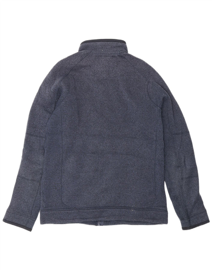 WEIRD FISH Mens Tracksuit Top Jacket Small Navy Blue Polyester
