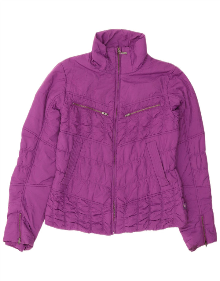 Prana Damen Wattierte Jacke UK 16 Large Lila Polyester