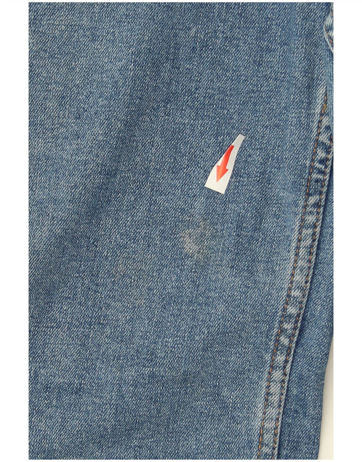 Zara Damen-Jeans mit weitem Bein, EU 40, mittelgroß, W30, L29, Blau