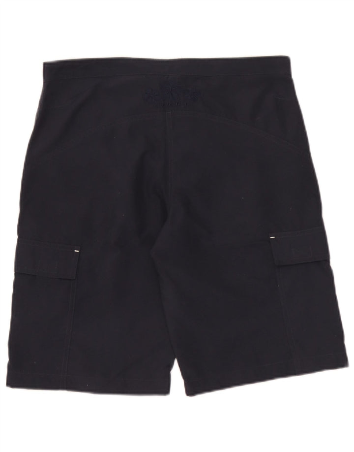 O'Neill Womens Cargo Shorts Medium W30 Navy Blue Polyester