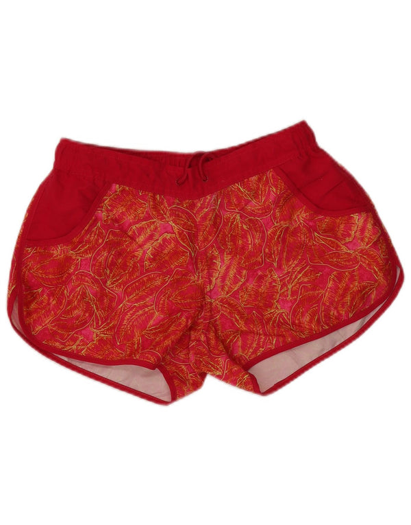 Mountain Warehouse Womens Swimming Shorts UK 6 XS Pink Floral Polyester