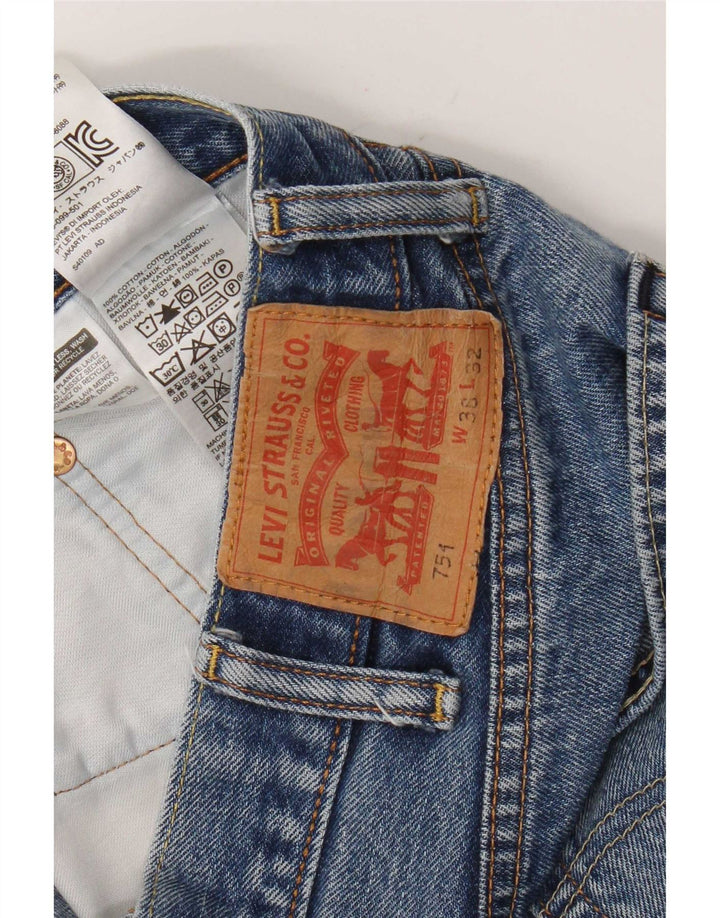 Levi's Mens 751 Straight Jeans W36 L29 Blue Cotton