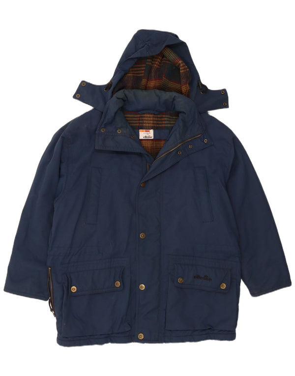 Giacca a vento da uomo Ellesse con vestibilità ampia con cappuccio UK 36 Small Blu Navy