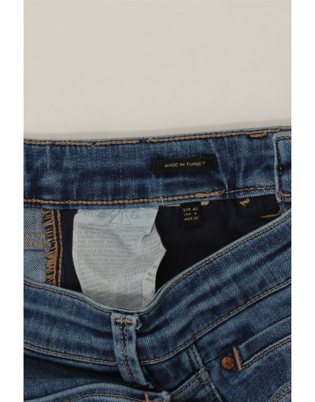 MASSIMO DUTTI Womens Skinny Jeans EU 40 Medium W30 L30 Blue Vintage Massimo Dutti and Second-Hand Massimo Dutti from Messina Hembry 