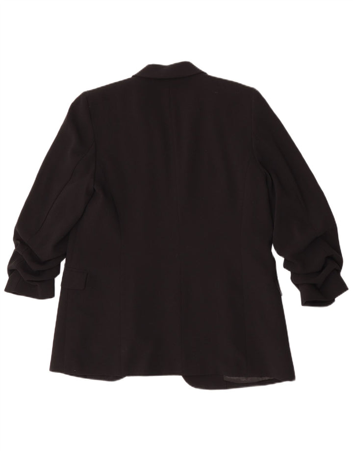 Marks & Spencer Damen-Blazer mit 3/4-Ärmeln, Gr. 10, Schwarz