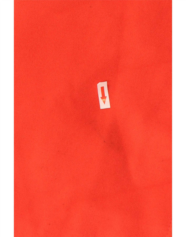 Marks & Spencer Womens Overcoat UK 10 Small Orange Polyester