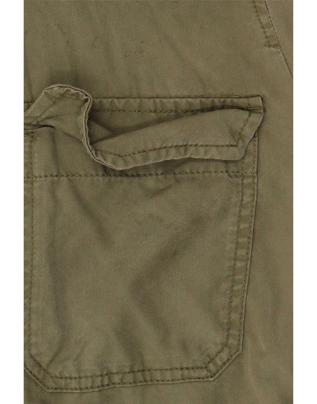 Gap Womens Utility Shirt UK 14 Medium Khaki Tencel