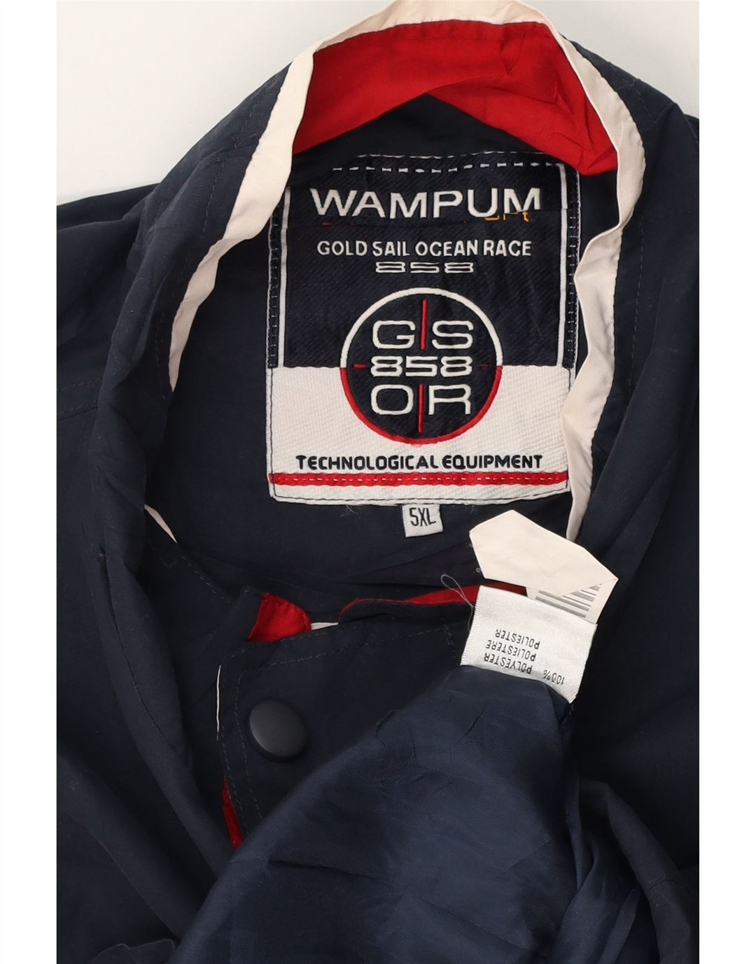 Wampum Mens Gilet UK 48 5XL Navy Blue Polyester
