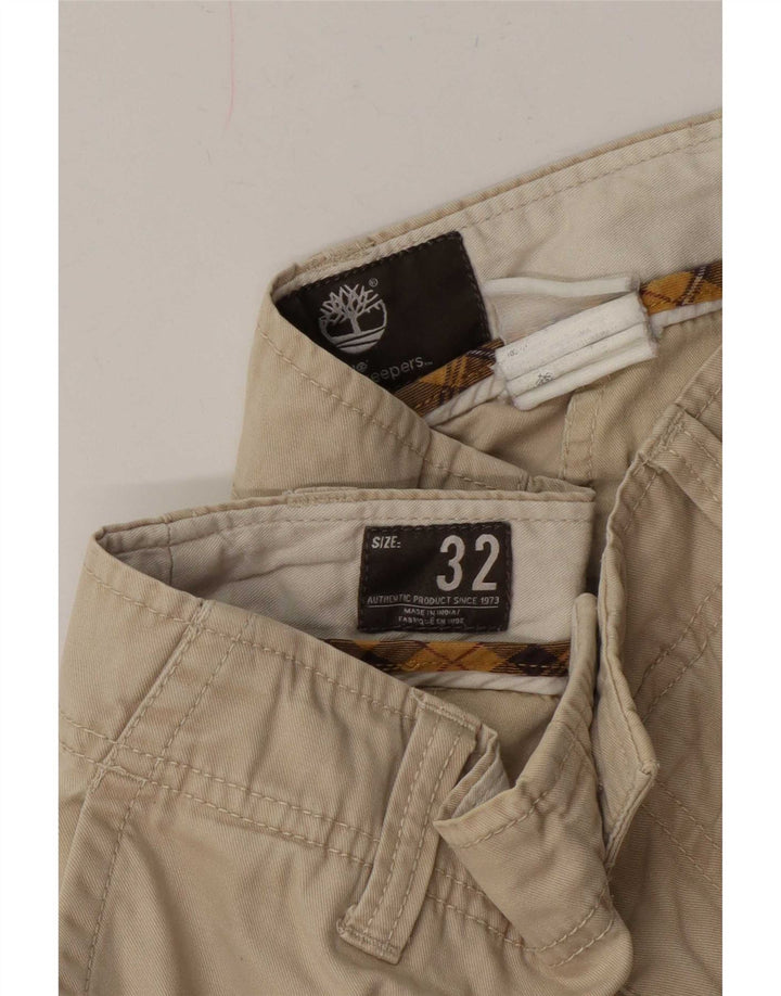Timberland Mens Chino Shorts W32 Medium Beige