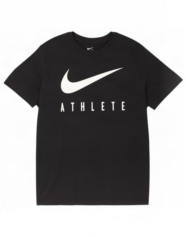 Nike Dri Fit Graphic Camiseta para hombre, talla grande, poliéster negro