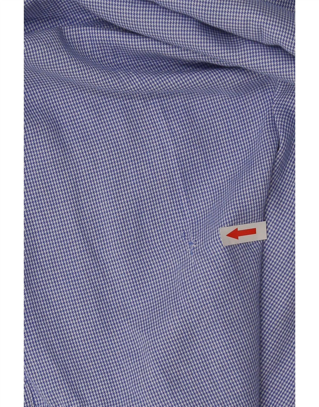 Camisa masculina Massimo Dutti tamanho 40 médio azul houndstooth