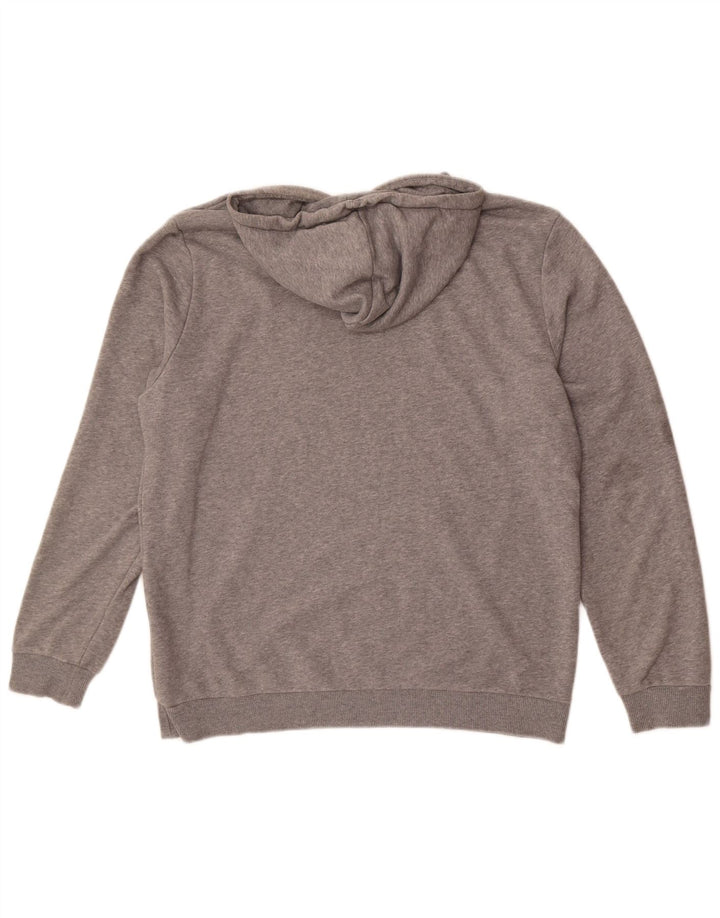 Puma Herren Kapuzenpullover mittelgraue Baumwolle