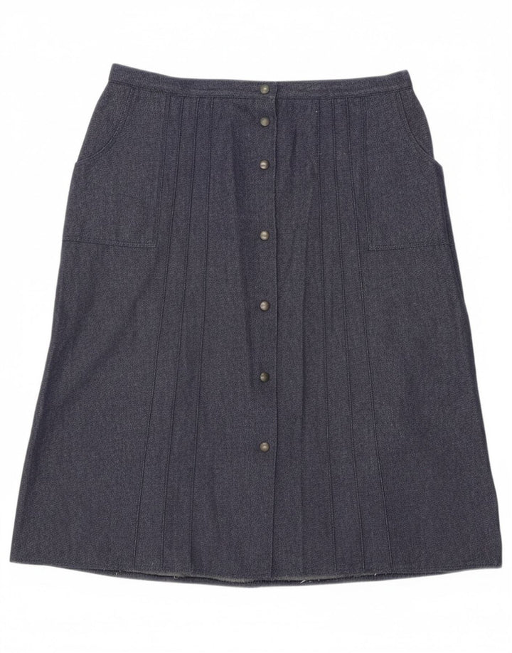 Vintage A-line nederdel til kvinder W34 Large Blue