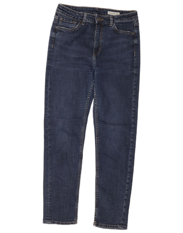 Marks & Spencer Damen Relaxed Fit Slim Jeans UK 10 Small W28 L27 Marineblau