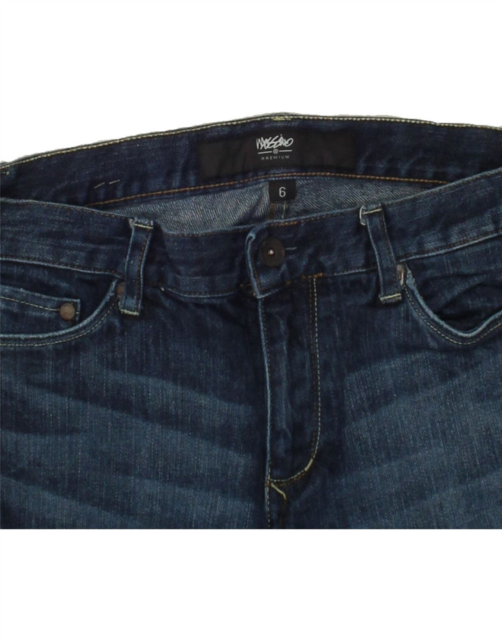 MOSSIMO Womens Premium Straight Jeans US 6 Medium W30 L30  Navy Blue Vintage Mossimo and Second-Hand Mossimo from Messina Hembry 