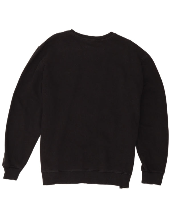 Reebok Mens Graphic Sweatshirt Jumper XL Black Cotton