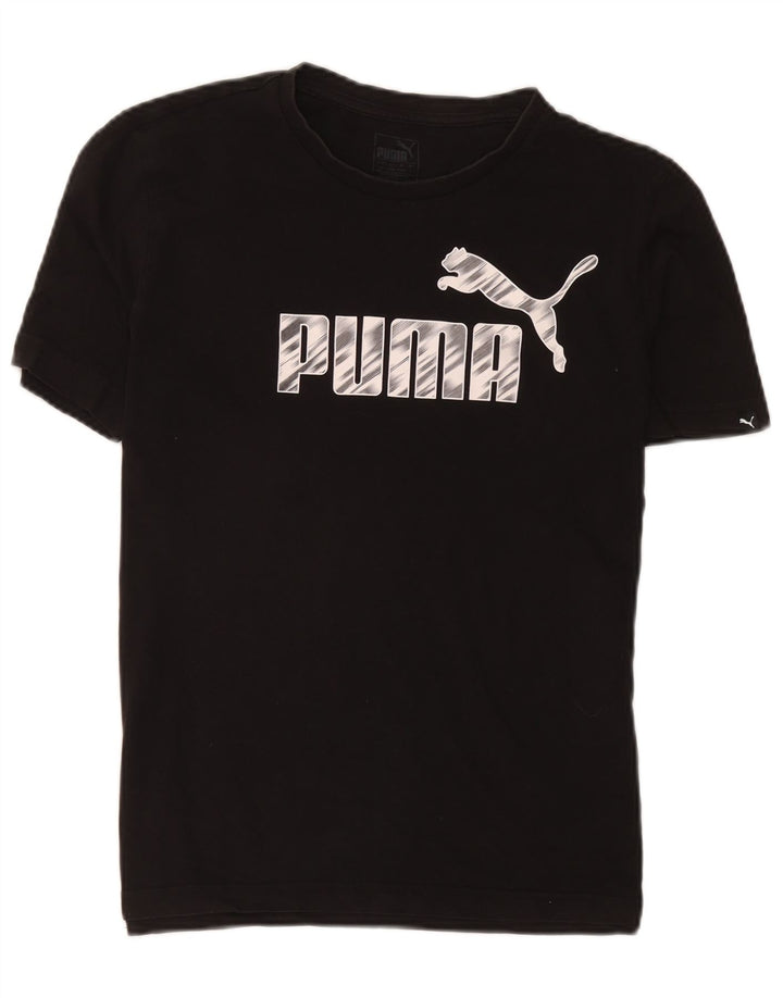 Puma Herre Grafisk T-Shirt Top Lille Sort