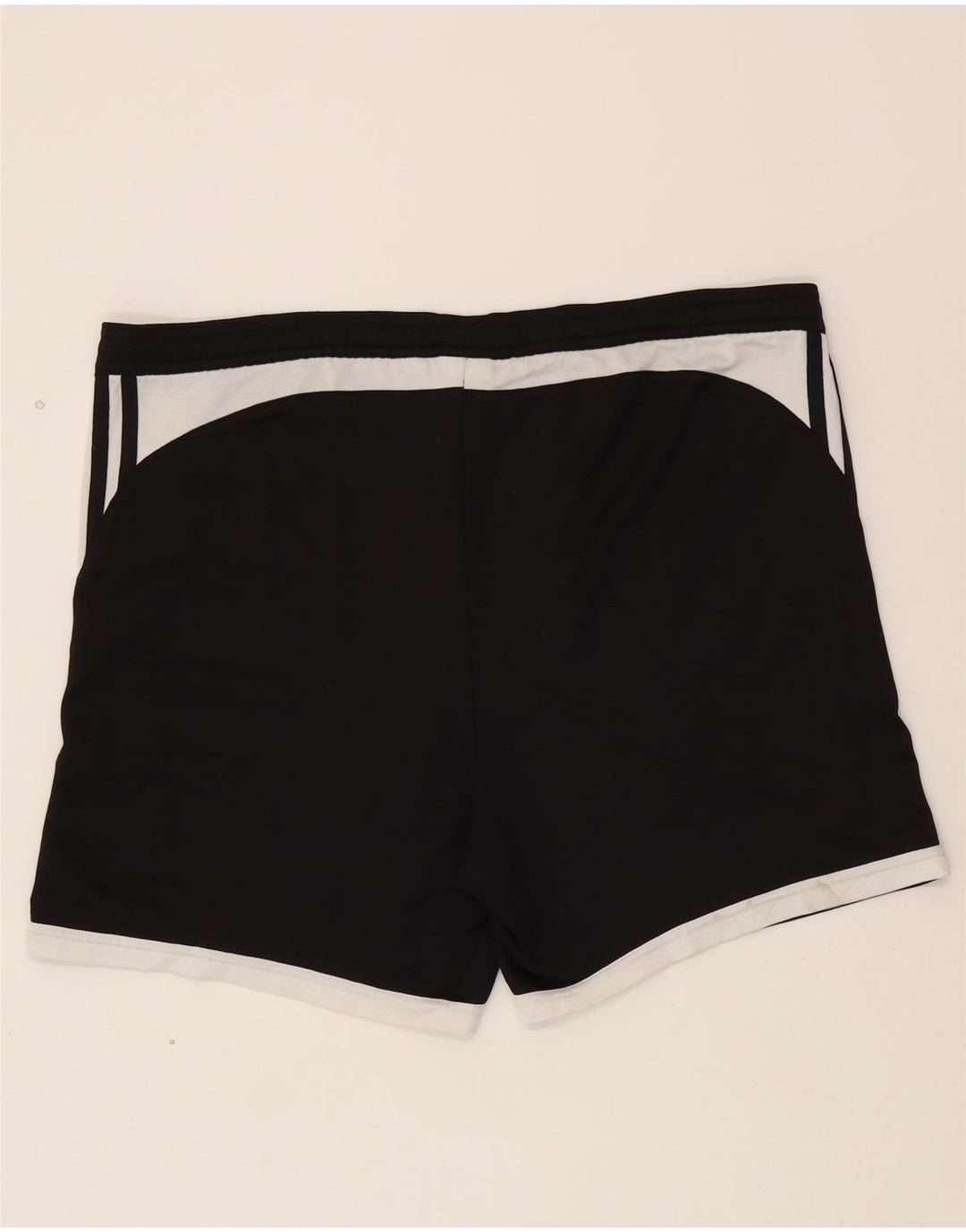 ADIDAS Mens Climalite Sport Shorts Large  Black Colourblock Polyester Vintage Adidas and Second-Hand Adidas from Messina Hembry 
