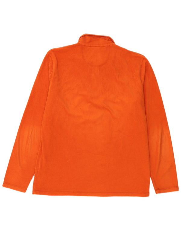 Męski sweter polarowy Diadora XL, zapinany na zamek, pomarańczowy