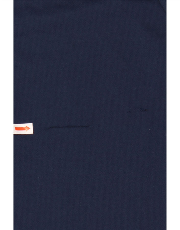 Adidas Mens Climalite Graphic T-Shirt Top Large Navy Blue Polyester