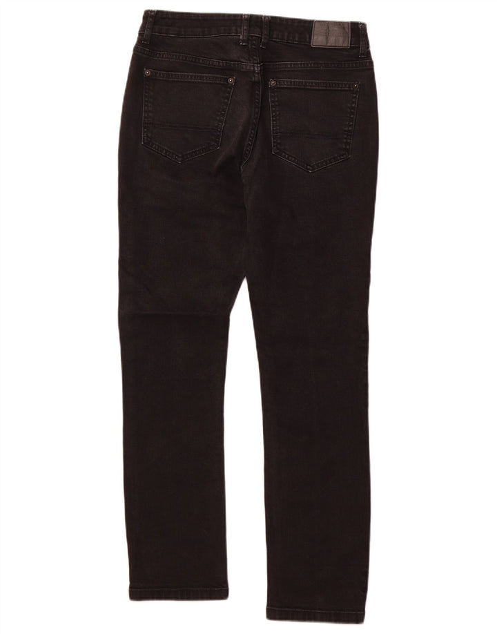 JACK WILLS Mens Slim Jeans W28 L32 Black Cotton