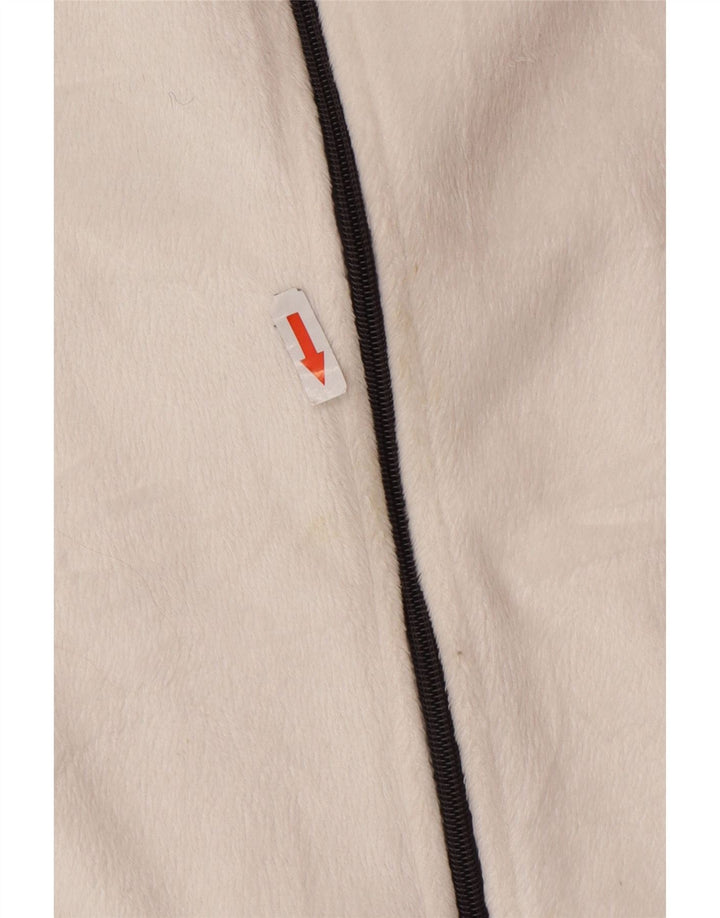 Fila Dame Fleecejakke UK 16 Large White Colourblock Polyester