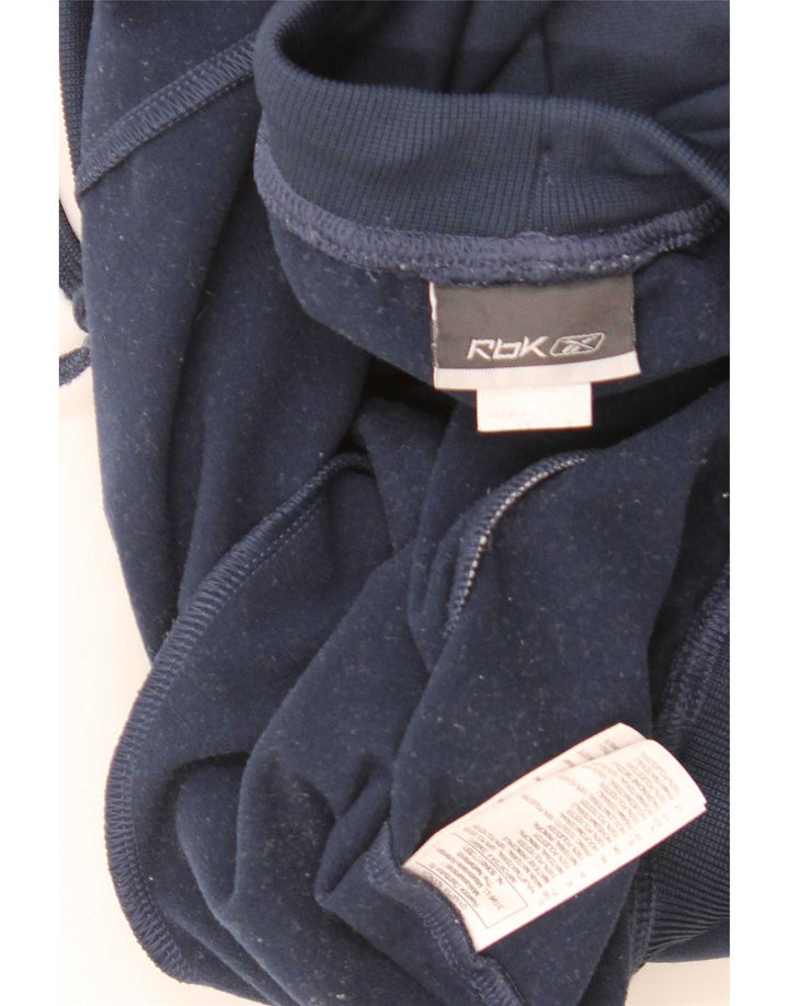 Reebok Mens Tracksuit Trousers Large  Navy Blue Polyester