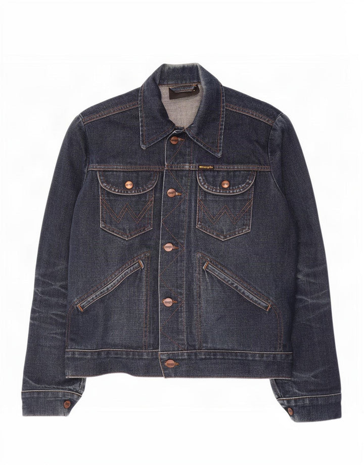 Giacca di jeans da uomo Wrangler UK 38 medio blu navy