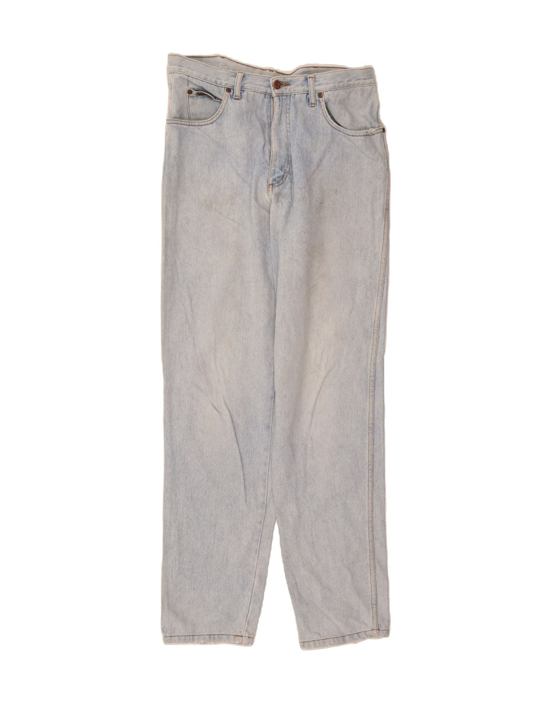 WRANGLER Mens Straight Jeans W35 L34 Blue Cotton Vintage Wrangler and Second-Hand Wrangler from Messina Hembry 