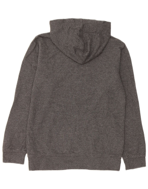 CHAMPION Boys Graphic Hoodie Jumper 14-15 Years Large Grey Cotton